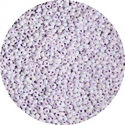 Seed beads af porcelæn. 3 mm. Sart lavendel. 600 stk.